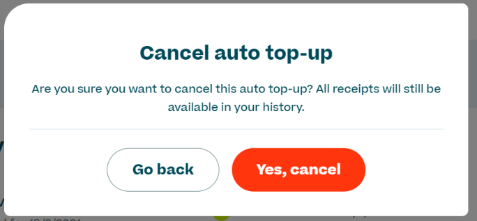 How Do I Cancel An Auto Top Up Ding Support Center